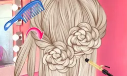 Bride Wedding Hair Design image