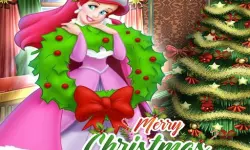 Ariel The Little Mermaid Christmas Dres Up image