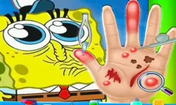 Spongebob Hand Doctor Game Online - Hospital Surge image