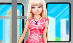 Barbie On The Train image