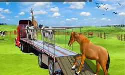 Animal Cargo Transporter Truck Game 3D image