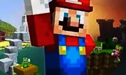 Minecraft Mario Jigsaw Puzzle image