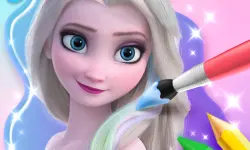 Coloring Book For Elsa image