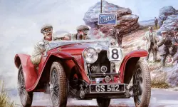 Painting Vintage Cars Jigsaw Puzzle 2 image