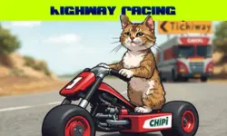 Chipi Chipi Chapa Chapa Cat Highway Racing image
