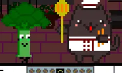 Cat Chef and Broccoli image