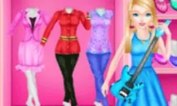 Doll Career Outfits Challenge - Dress-up Game image