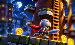 Tower platformer 3D image