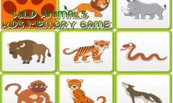 Kids Memory - Wild Animals image