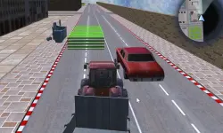 Tractor Driving Garbage collect image