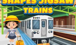 Shapes Jigsaw Trains image