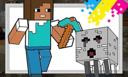 Minecraft Coloring Pages image
