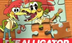 Arlo the Alligator Boy Jigsaw Puzzle image