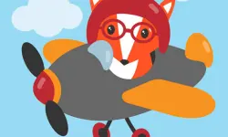 Cute Planes Coloring image