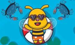 Swimming Bee image