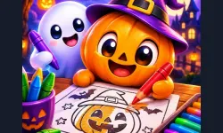 Easy Halloween Coloring Quest image