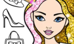 Fashion Coloring Glitter image