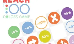 Reach 100 : Colors Game image