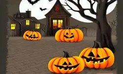 Haunted Halloween Hidden Object image
