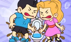 Toilet Rush Race: Draw Puzzle image