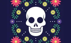 Colorful Skull Jigsaw image