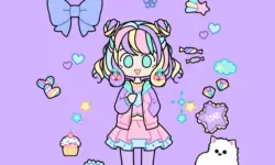 Pastel Girl Dress Up image