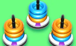 Hoop Stack Sort Puzzle Game image