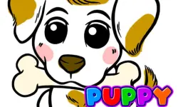 Puppy Coloring Book image