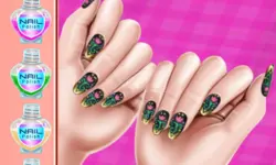 Royal Theme Nail Art DIY image