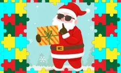 Santa Puzzle For Kids image