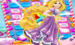 Princess Rapunzel Puzzles amp; Match3 Games Online image
