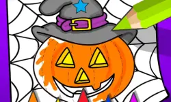 Halloween Coloring Book Game image