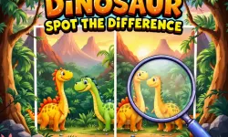 image bg Dinosaur Spot The Difference