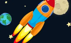 Space ship rise up image