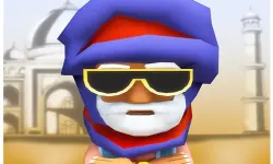 East Running Surfer 2D image