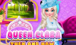 Queen Clara Then and Now image