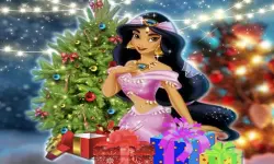 Jasmine | Aladdin Christmas Sweater Design image