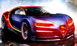 Racing Bugatti Jigsaw Puzzle image