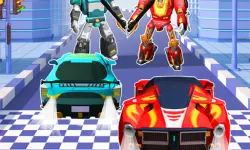 Car Robot Transform Fight image