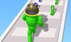 Rope-Man Run 3D image