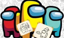 Coloring Games: Among Us image