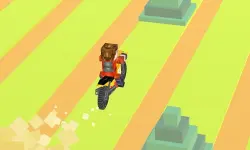 Blocky Bike Racing image