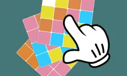 Sliding puzzle. Get the pattern image