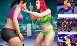 Women Wrestling Fight Revolution: Fighting Games image