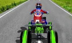 ATV Quad Bike Traffic Rider image