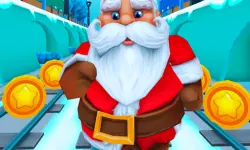 Subway Santa Runner Christmas image