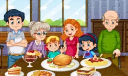 Family Dinner Jigsaw image