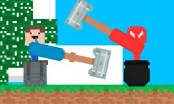 Stickman vs Noob Hammer image