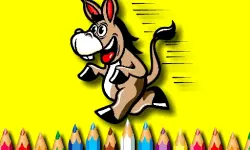 BTS Donkey Coloring Book image