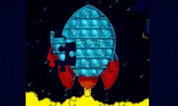 Pop It Rockets in Space Jigsaw image